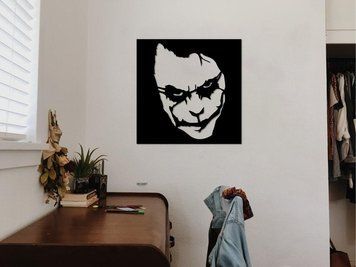 Панно из дерева Joker Black Square 80025 фото