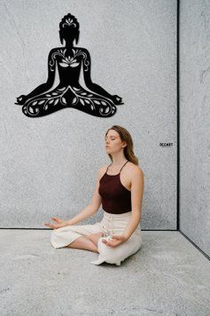 Панно из дерева "Yoga" 28004 фото