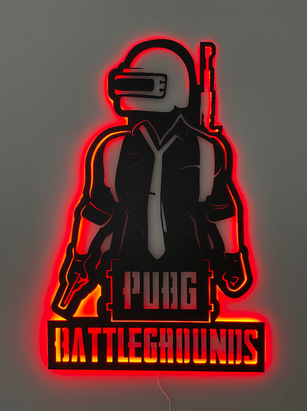 Дерев'яне панно "Пабг" PUBG 80108 фото