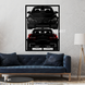 Панно из дерева BMW M3 2018 90х67 см (без подсветки)