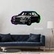 Дерев'яне панно Mercedes e-class w124 70х34 см 11130 фото 1