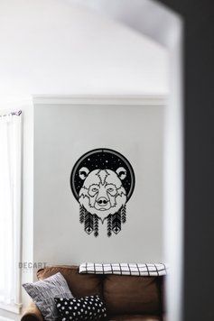 Панно из дерева Polar bear 60051 фото