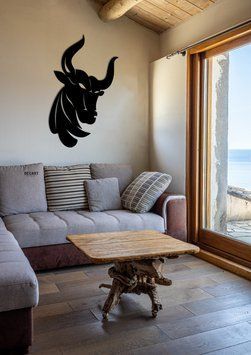 Панно из дерева Bull - Invincible 60094 фото
